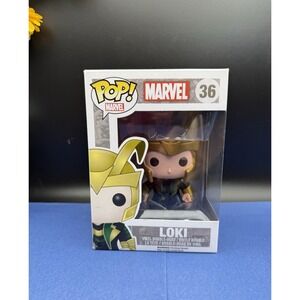 Funko Pop Vinyl Figure Marvel Vaulted Loki Helmet #36